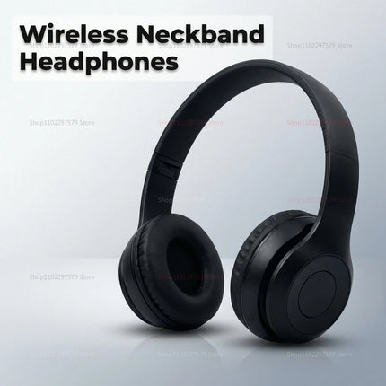 Wireless Bluetooth Headphones Head Mounted P47 Foldable Bass Sport Earphones Universal for Mobile Computer PC Gaming Running Gym