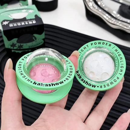 Highlighting Powder Korean Make up Fine Glitter for Face Long-Lasting Highlighting glow reicpe Contouring Luminous Finis
