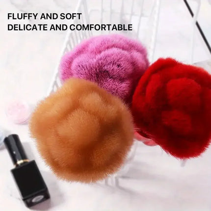 1pc Black Rose Shaoed Loose Powder Makeup Brush Women Face Beauty Tools Nail Art Dusting Brush Foundation Grooming Makeup Tools