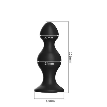 Anal Plug Silicone Butt Plug 3 Sizes Butt Plug Crystal Base Anal Vaginal Expander Sex Toy Adults Games Couple Erotic Products