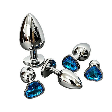 Adult metal anal plugs, suitable for men and women, wear anal plugs when going out, sex products anal expansion props.