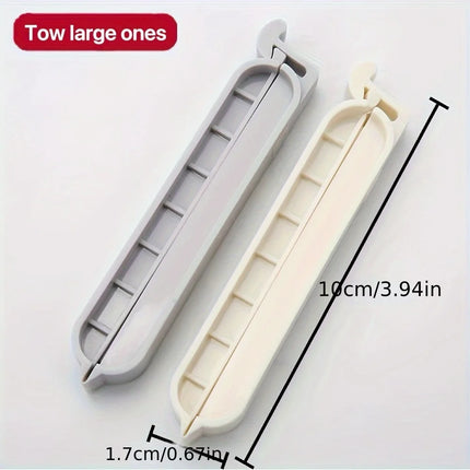 8Pcs/lot Food Bag Clips Portable Food Snack Storage Seal Sealing Bag Clips Sealer Clamp Kitchen Accessories Food Close Clip
