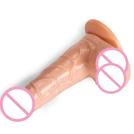 Realistic Dildo with Suction Cup - Large Anal Dildo for Women - Sex Toys - Female Masturbator - Adult Sex Product - Adult Toys