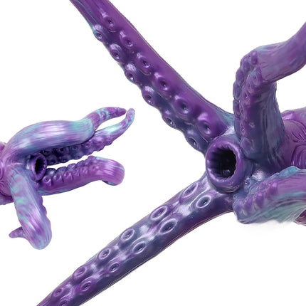 GEEBA Imitation Animal Octopus Male Masturbator Soft Silicone Sex Toy For Men Four Tentacle Anal Plug Realistic Vaginal Onahole