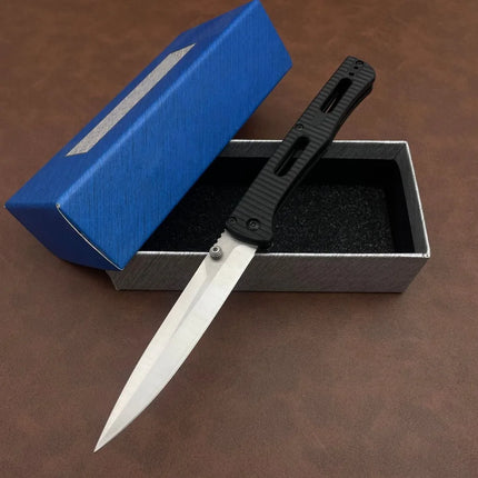 417 Portable Folding Knife Wilderness Knives 9Cr13Mov Blade Nylon Wave Fiber Handle EDC Survival Pocket Knives Fishing Tool