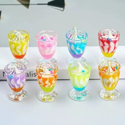 10PCS 8*34MM Cute Resin  Bottle Charms Pendants Handmade Accessories Jewelry DIY Earring Necklace Keychain