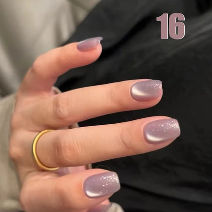 12ml 1-21pcs 2026 New Brown Gold Glass Bead Cat Eye Gel Nail Polish Black Red Magnet Cat Eye Gel Polish Gold Nails Nail Art