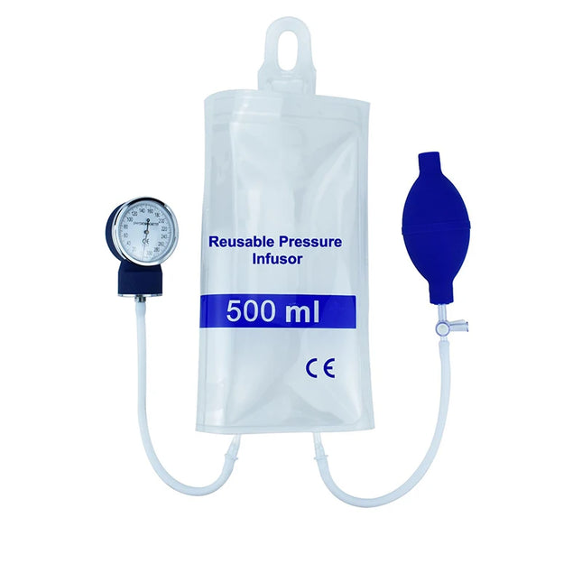 Compatible Smith Clear Cuff Pressure Infusor Bag Reusable Medical Infusion bag Double sides Pressure bag 500 ml