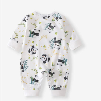 Spring Autumn Newborn Baby Boy Girl Romper 100% Pure Cotton Soft Cartoon Bodysuit 1-12 Months