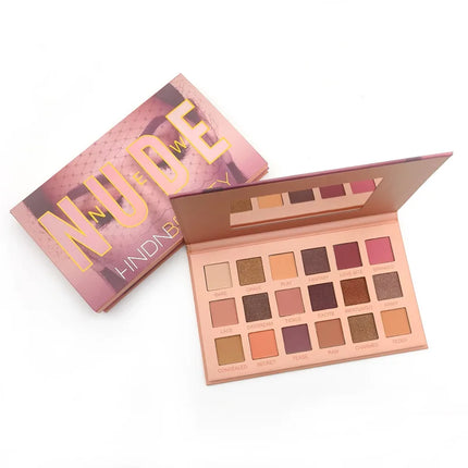 Hudabeauty 18 Colors Empowered Eyeshadow Palette High Pigmentation Eye Makeup New Nude PALETTE Matte Charming Glitter Shadow