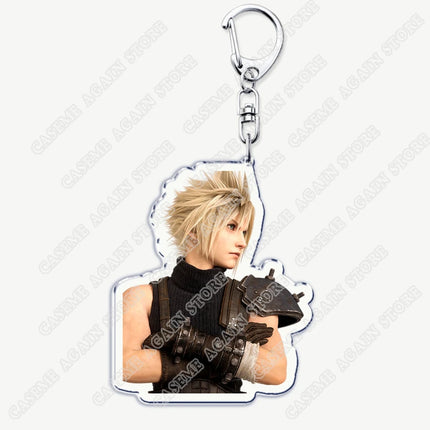 Popular Game Keychains for Accessories Key Chain Jewelry Keyrings Cloud Strife Ffvii Tifa Sephiroth Vincent Valentine Fans Gifts