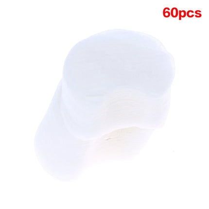 60/300/600/1200pcs Disposable Makeup Cotton Pad Soft Pearl Notched Design Facial Cleaning Wipes Makeup Remover Cosmetic Tool