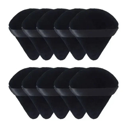 2/5/10/20Pcs Triangle Powder Puff Wet Dry Use For Loose Powder Liquid Cosmetic Soft Plush Powder Puff Makeup Foundation New In T