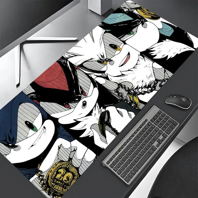 Sonic Gaming Mouse Pad 700x400mm - Large Non-Slip Desk Mat / Tapis Souris Gaming Sonic 700x400mm - Grand Tapis Bureau