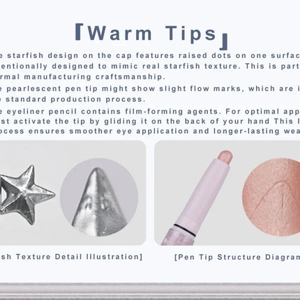 Flower Knows Shell's Jewel New Dual Tip Under Eye Brightener Long Lasting Waterproof Eyebrow Eyeliner Smudge Proof Makeup Tools