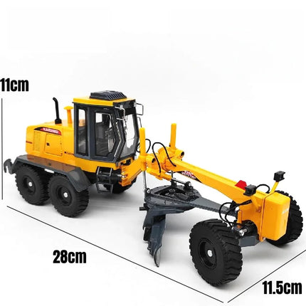 1/35 Paver Grader Engineering Vehicle Car Toy For Children Diecast Miniature Metal Alloy Model Collection Gift For Boys Kid