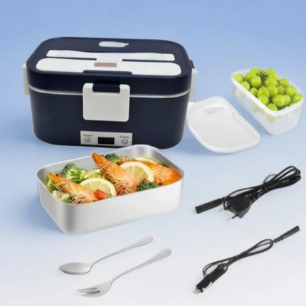 Electric Lunch Box Food Warmer 1.8L Camping Bento Picnic Portable Food Warmer Car/Truck/Home Car Electric Lunch Box