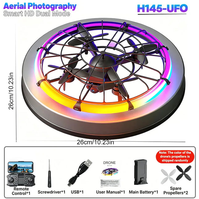 JJRC New H143 RC Drone 3D Full Protection Pressure Altitude Brushless 2.4G Remote Control UFO Quadcopter For Kids And Adults