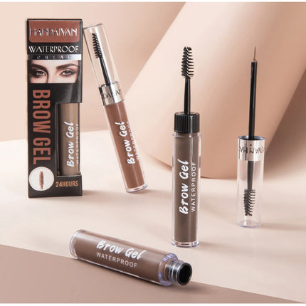 HANDAIYAN Eyebrow Tattoo Gel Semi-permanent Waterproof Lasting Eye Brow Tint Dye Black Brown Eyebrow Dyeing Cream Women Makeup