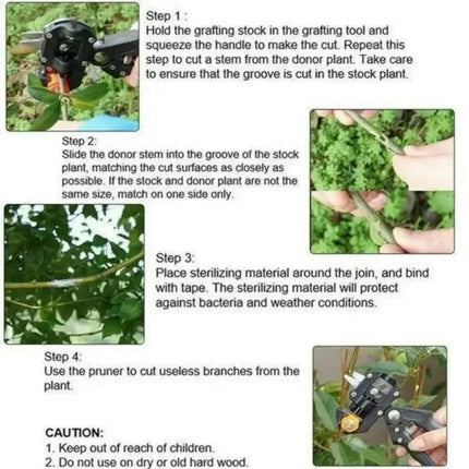 2-in-1 Grafting Pruning Shear / Sécateur Greffage 2-en-1