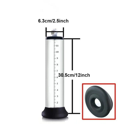 Male Penis Enlarger Vacuum Pump Accessories Vacuum Penis Enlargement Device Masturbation Flange Pump Penis Cylinder Set Sex Toys