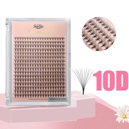 Goddess Premade Volume Fans 4D 5D 6D 7D 8D 10D 12D 14D 16D 20D Individual Lashes Extension Pointy Stem 320 Fans  Faux Mink