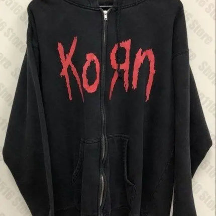 Zip Up Hoodies 2000s Retro streetwear Grunge Mall Goth Jacket Coat Y2K Aesthetic Vintage Slim Sweatshirts Letter Graphic Pattern