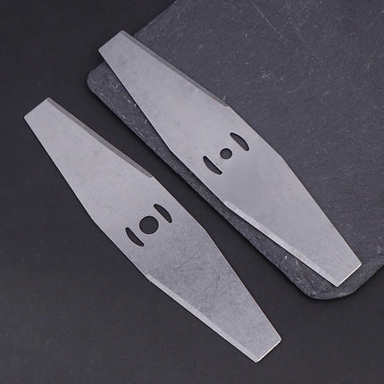 Metal Grass String Trimmer Head Replacement Saw Blades Lawn Mower Fittings Slotted Knife Garden Tool Part