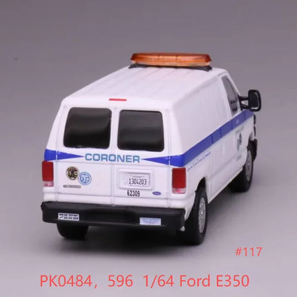 596 1/64 Scale E350 Explorer Suburban Tahoe Model Die-cast Alloy Car Model Collectible Decorative Ornament