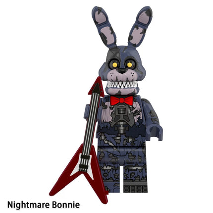 WM6097 WM6170 WM6173 V1004 Blocks Anime Nightmare Games Bricks Toy Dolls Model Building Blocks Toys Gifts Assemble Toys