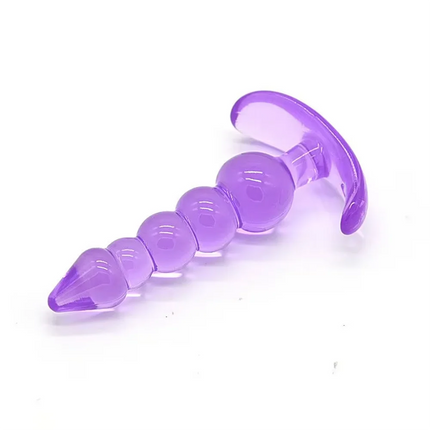 Butt Plug Dildo Butt Prostate Massage Unisex Sexy Stopper Soft Silicone Anal Plugs Beads Adult Sex Toy for Men Women Adult Games