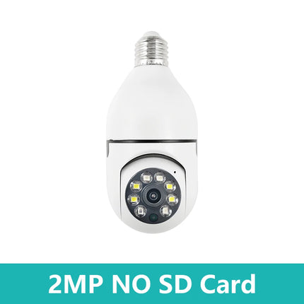E27 bulb WIF surveillance camera PTZ night vision full-color HD automatic tracking CCTV baby monitor 1080P security camera ICSEE