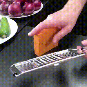 MultiPurpose Vegetable Slicer 4 in1 Vegetable Slicer Stainless Steel Shredder Cutter Cuts Set Manual Fruit Carrot Potato Grater