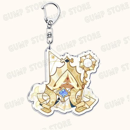 Cute Game Cookies Keychains for Accessories Shadow Milk Pure Vanilla Pomegranate Mystic Flour Burning Spice Keyrings Gamer Gifts