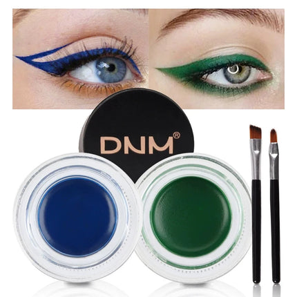 [TE1] 2Pcs Eyebrow Enhancers Makeup Waterproof 3D Natural Eye Brow Pomade Eyebrow Gel Caramel Brown Professional Makeup
