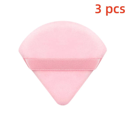 Triangle Powder Puff Soft Makeup Sponge for Face Make Up Eyes Contouring Shadow Cosmetic Washable Mini Velvet Foundation Puff