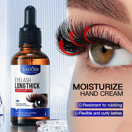 Double-action eyelash enhancement combo—lengthening mascara and thickening eyelash serum for dramatic, curled lashes.