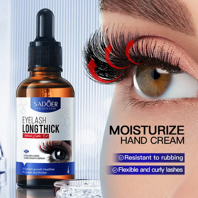 Double-action eyelash enhancement combo—lengthening mascara and thickening eyelash serum for dramatic, curled lashes.