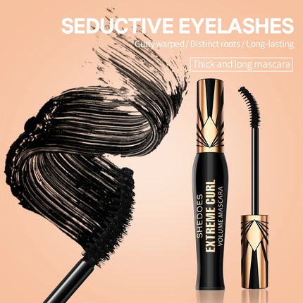 Extreme Curl Mascara - Waterproof Smudge-Proof Long-Lasting Thick Lashes