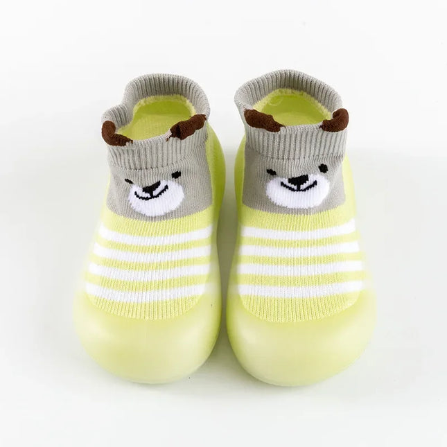 0-3Y Baby Walkers Soft Sole Socks Shoes Breathable Indoor Outdoor Non-Slip Floor Footwear Toddler Boys Girls Spring Autumn‌