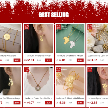 Lucktune Gold Color Butterfly Pendant Necklace Women's Stainless Steel Necklace Fashion Animal Jewelry Party Gifts Wholesale