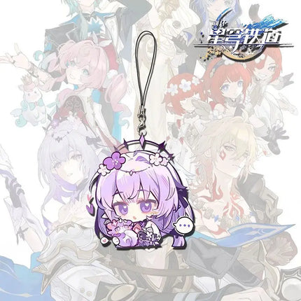 Honkai:Star Rail Phainon Mydei Chimeras Pet Acrylic Cellphone Strap Lanyard For Mobile Phone Case Keychain Key Chain Cover Hang