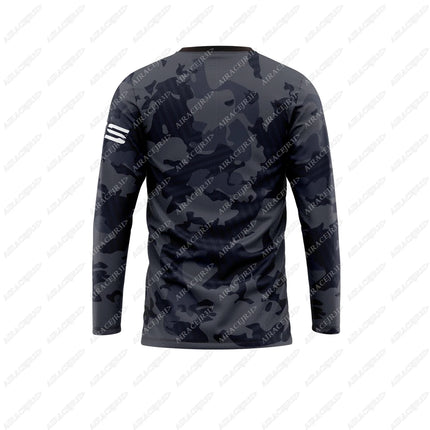 Motorrad For BMW GS Long Sleeves T-shirt Grey Motorcycle Adventure Locomotive Riding Summer Quick Dry Mens Breathable Anti-UV