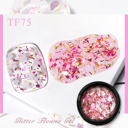 Dried Flower Gel Polish / Gel Fleurs Séchées