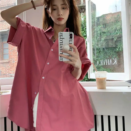 XEJ Elegant and Youthful Women's Blouses Oversize Shirts Women's Summer Clothing Spring 2022 Short-Sleeve Youth Blouses