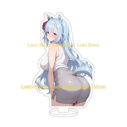 Hot game Anime sexy lingerie bikini girl student big ass big breasts bunny girl Anime Figure Acrylic stand desk ornament gift