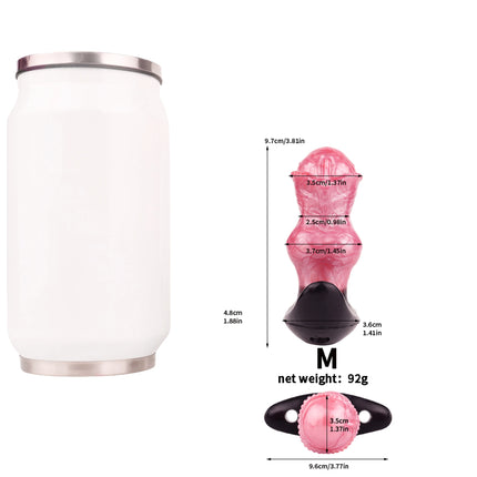 SMMQ Erotic Silicone Mouth Gag Wireless Vibration Mouth Restraint For Men Women Flirting BDSM Adult Game Vibrator Sex Toy