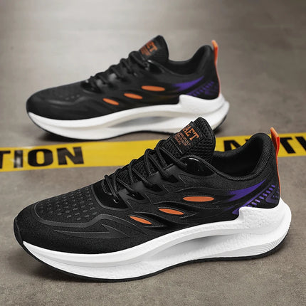 Men's Breathable Sports Shoes Spring New Mesh Casual Fashion Versatile Trendy Men's Shoes Summer Running Shoes Suitable for Outdoor Sports