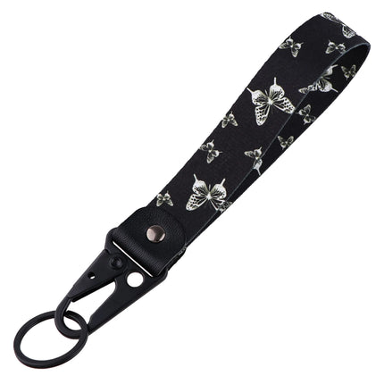 Lucky Cat Eagle Beak Keychain Motorcycles Girl Animation Short Lanyards Used in Phone Rope Badge Holder Accessories