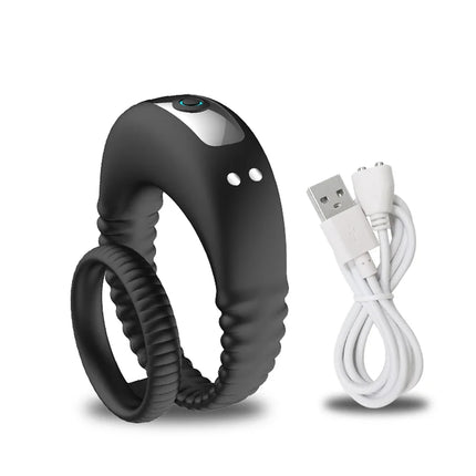 Vibrating Cock Ring Penis Ring for Man Male Chastity Ejaculation Delay Couple Vibrator Rings Penisring Adult Goods for Men